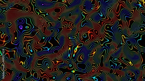Colorful Dizzy Wave Pattern Texture © shufilm