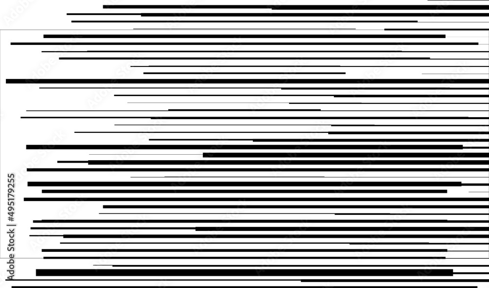 Random straight parallel lines, stripes geometric vector pattern - obrazy, fototapety, plakaty 
