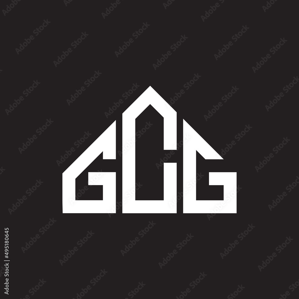 GCG letter logo design on Black background. GCG creative initials letter logo concept. GCG letter design. GCG letter logo design on Black background. GCG creative initials letter logo concept. GCG letter design.