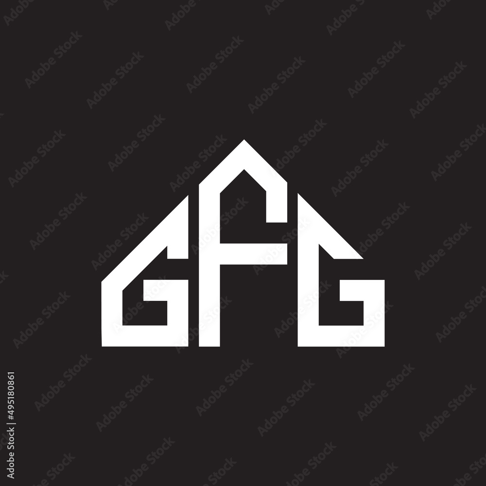 GFG letter logo design on Black background. GFG creative initials letter logo concept. GFG letter design. GFG letter logo design on Black background. GFG creative initials letter logo concept. GFG letter design.