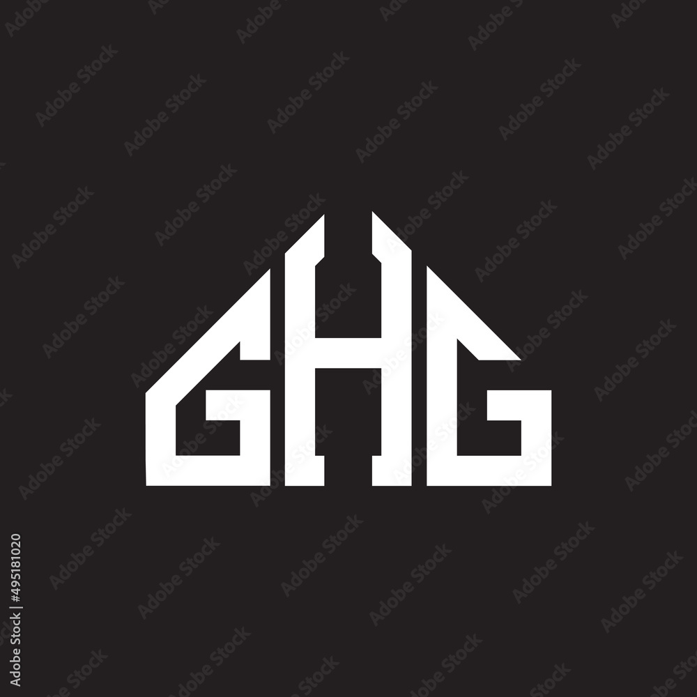 GHG letter logo design on Black background. GHG creative initials letter logo concept. GHG letter design. GHG letter logo design on Black background. GHG creative initials letter logo concept. GHG letter design.