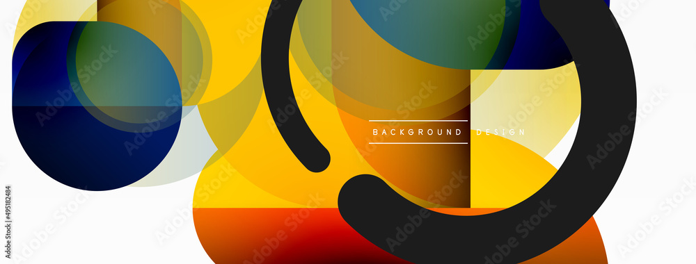 Geometrical minimal wallpaper. Geometric shapes. Vector illustration for wallpaper banner background or landing page Geometrical minimal wallpaper. Geometric shapes. Vector illustration for wallpaper banner background or landing page