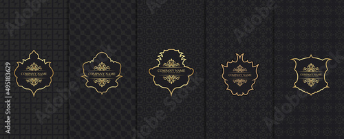 professional vertical banner,invitation,Flyer,Pattern,logo,for packaging,for perfume,soap,lotion.