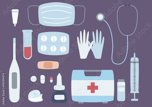 Medical care medical tools set 