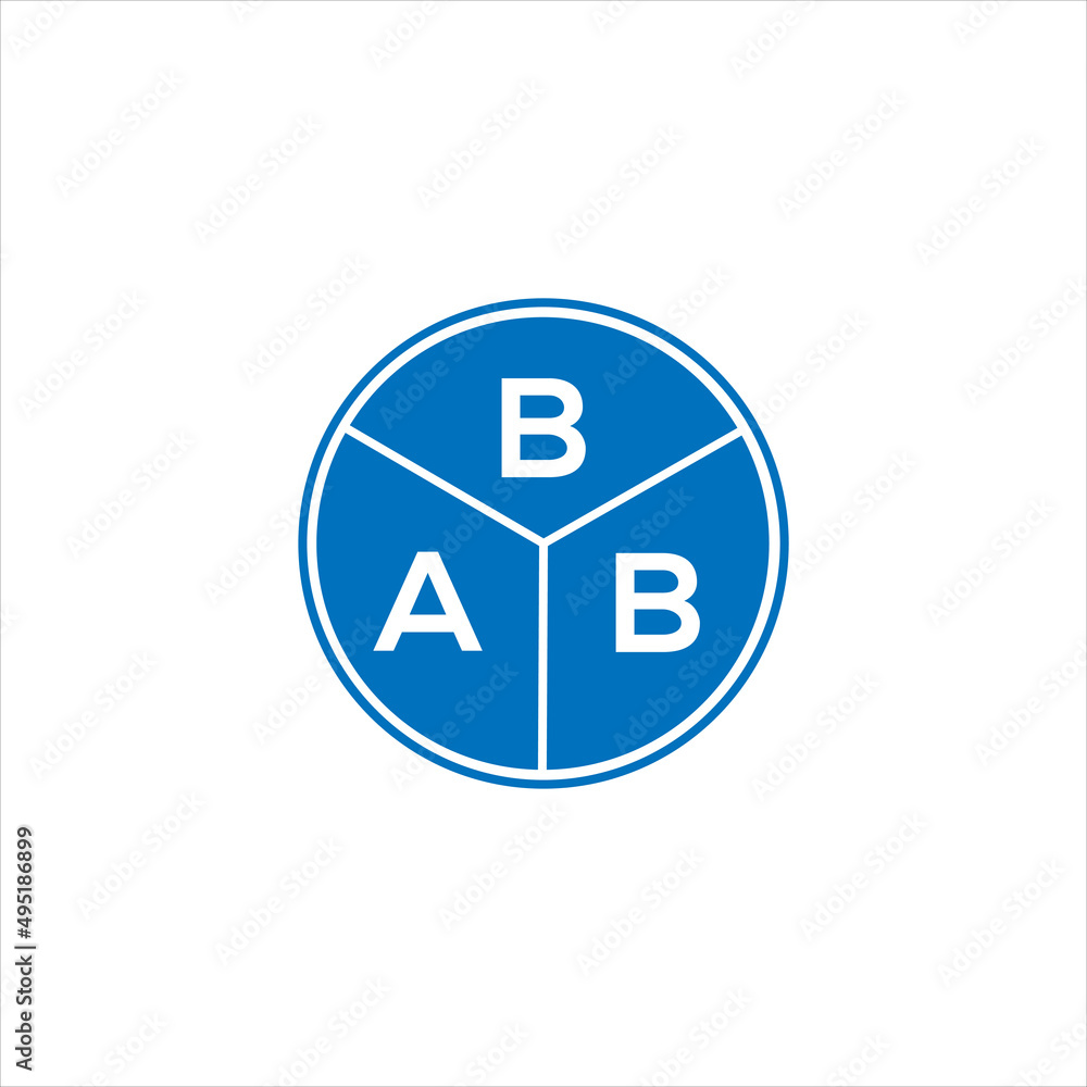 BAB letter logo design on White background. BAB creative initials letter logo concept. BAB letter design. BAB letter logo design on White background. BAB creative initials letter logo concept. BAB letter design.