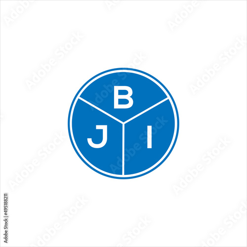 Free Download BJI letter logo design. BJI monogram initials letter logo concept. BJI letter design in black background. - GFXLoad