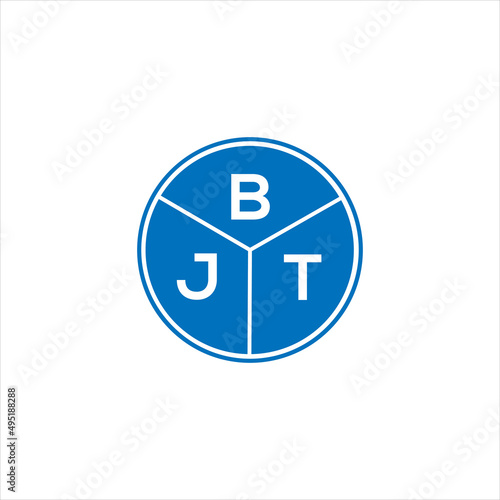 Free Download BJT letter logo design. BJT monogram initials letter logo concept. BJT letter design in black background. - GFXLoad