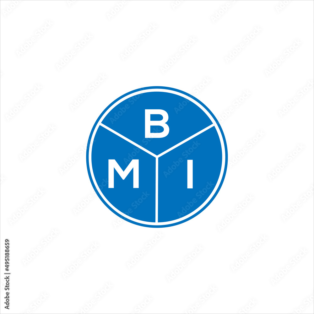 BMI letter logo design. BMI monogram initials letter logo concept. BMI letter design in black background. BMI letter logo design. BMI monogram initials letter logo concept. BMI letter design in black background.