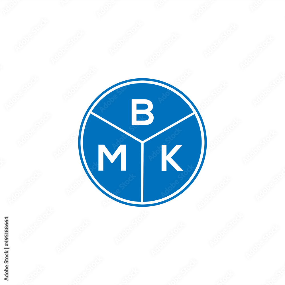 BMK letter logo design. BMK monogram initials letter logo concept. BMK letter design in black background. BMK letter logo design. BMK monogram initials letter logo concept. BMK letter design in black background.