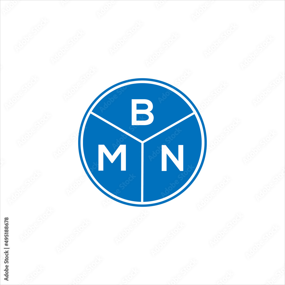BMN letter logo design. BMN monogram initials letter logo concept. BMN letter design in black background. BMN letter logo design. BMN monogram initials letter logo concept. BMN letter design in black background.