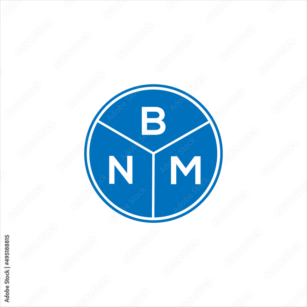 BNM letter logo design on White background. BNM creative initials letter logo concept. BNM letter design. BNM letter logo design on White background. BNM creative initials letter logo concept. BNM letter design.