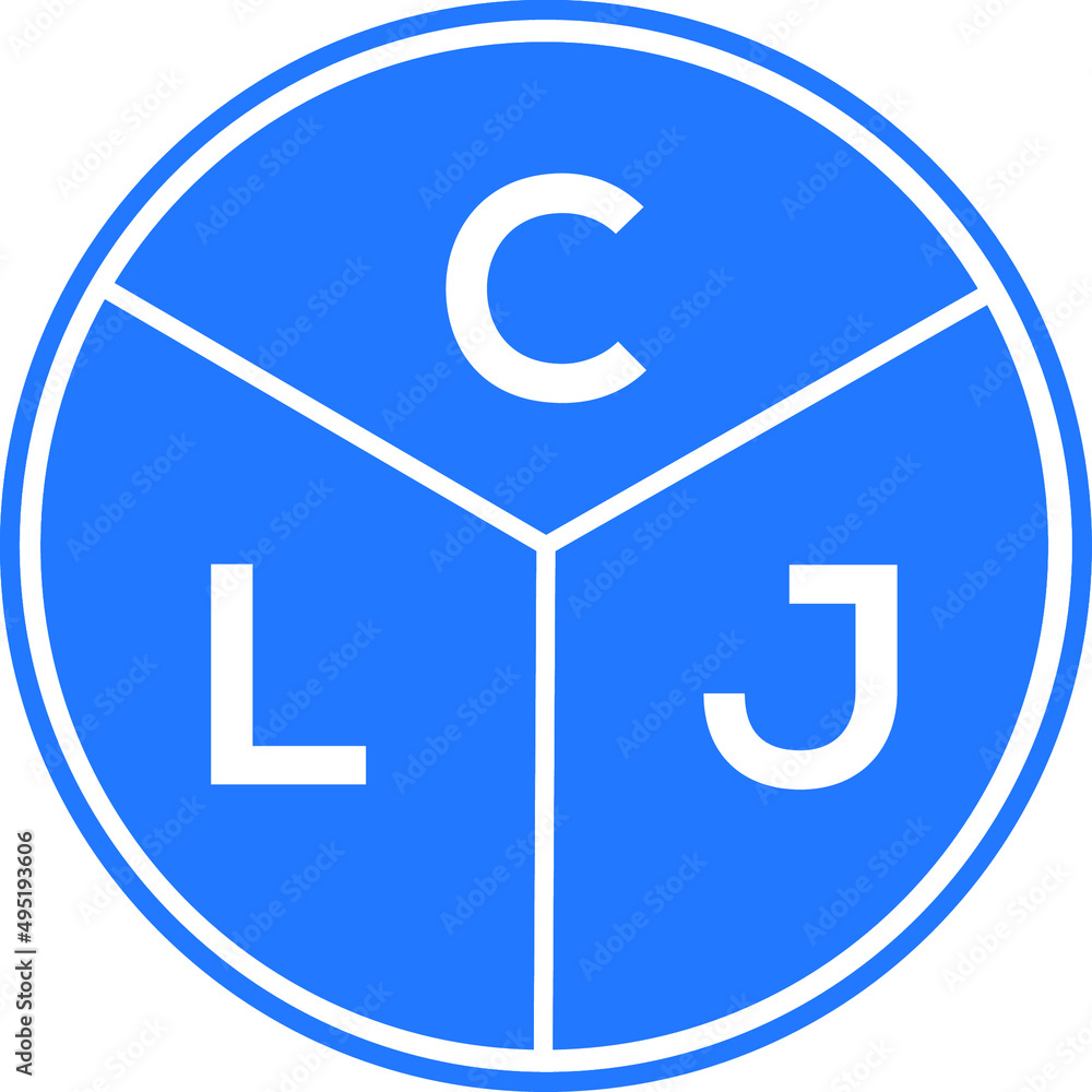 CLJ letter logo design on White background. CLJ creative initials letter logo concept. CLJ letter design. CLJ letter logo design on White background. CLJ creative initials letter logo concept. CLJ letter design.