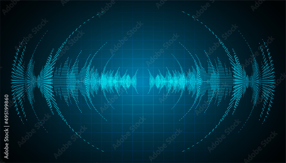 Sound waves oscillating dark light
Sound waves oscillating dark light