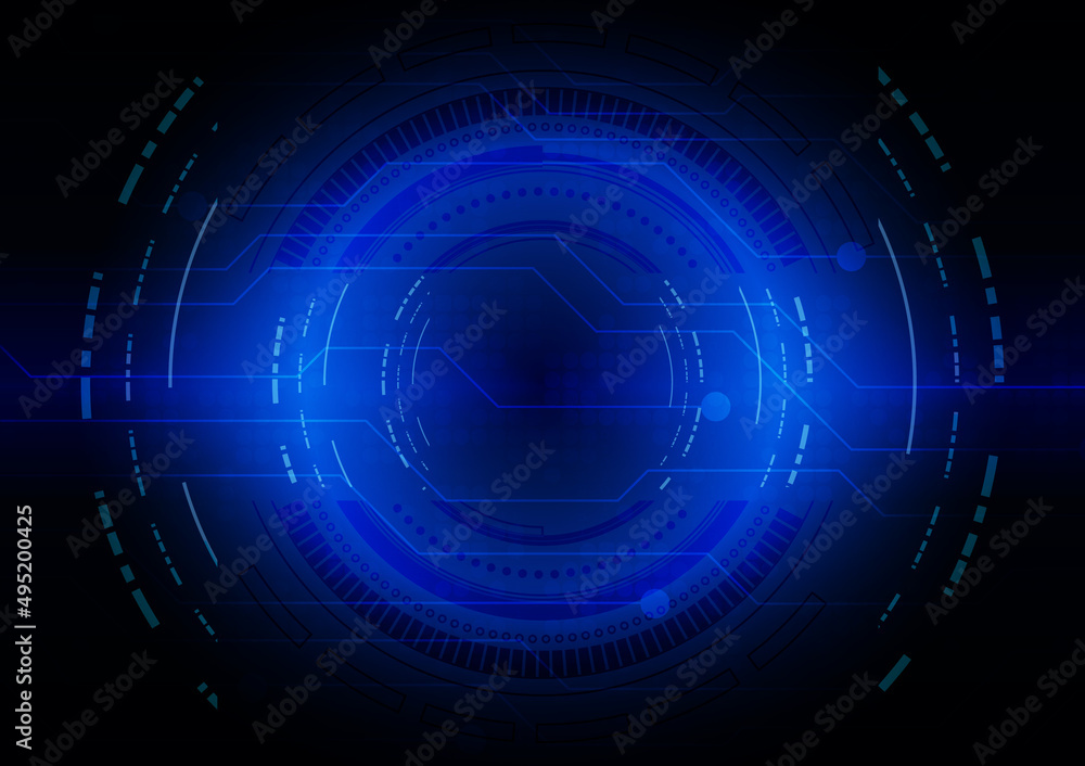 Circuit technology background with hi-tech Circuit technology background with hi-tech
