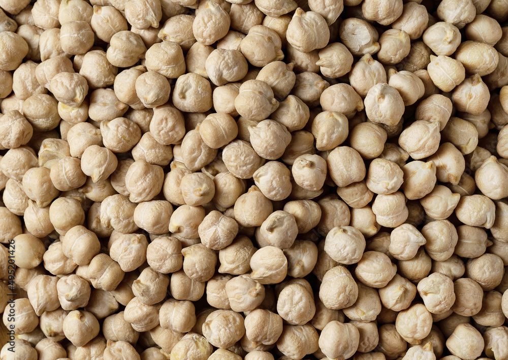 background of raw chickpeas to use as a poster in markets or magazines background of raw chickpeas to use as a poster in markets or magazines