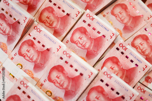 Konstfotografi Bundles of Renminbi