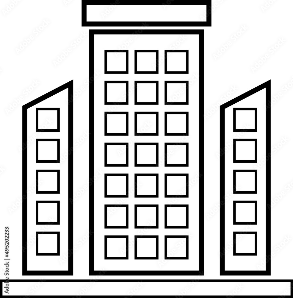 Futuristic Buildings Icon Vector Illustration
Futuristic Buildings Icon Vector Illustration
