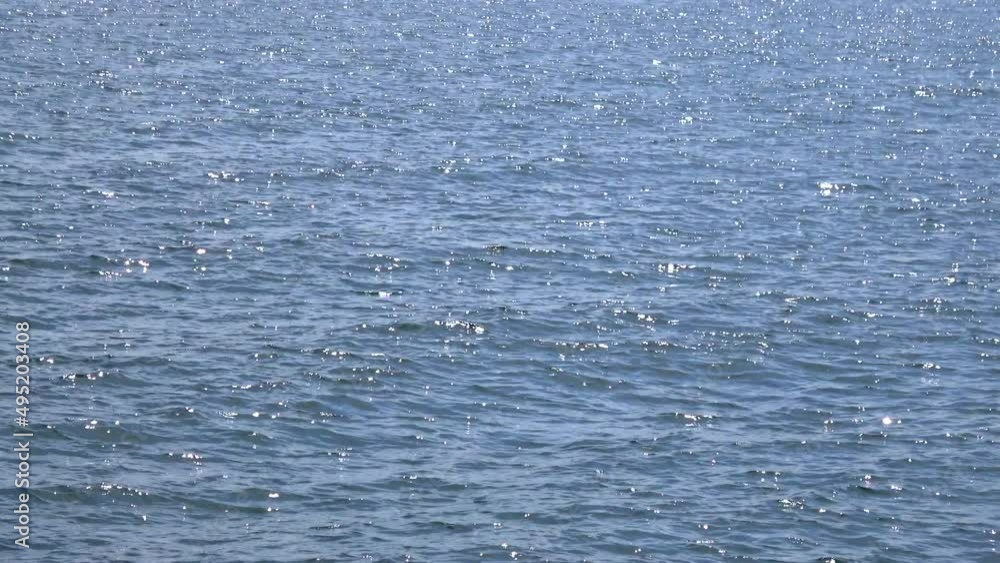 Closeup of shimmering sea. Seto inland sea. 4K Closeup of shimmering sea. Seto inland sea. 4K