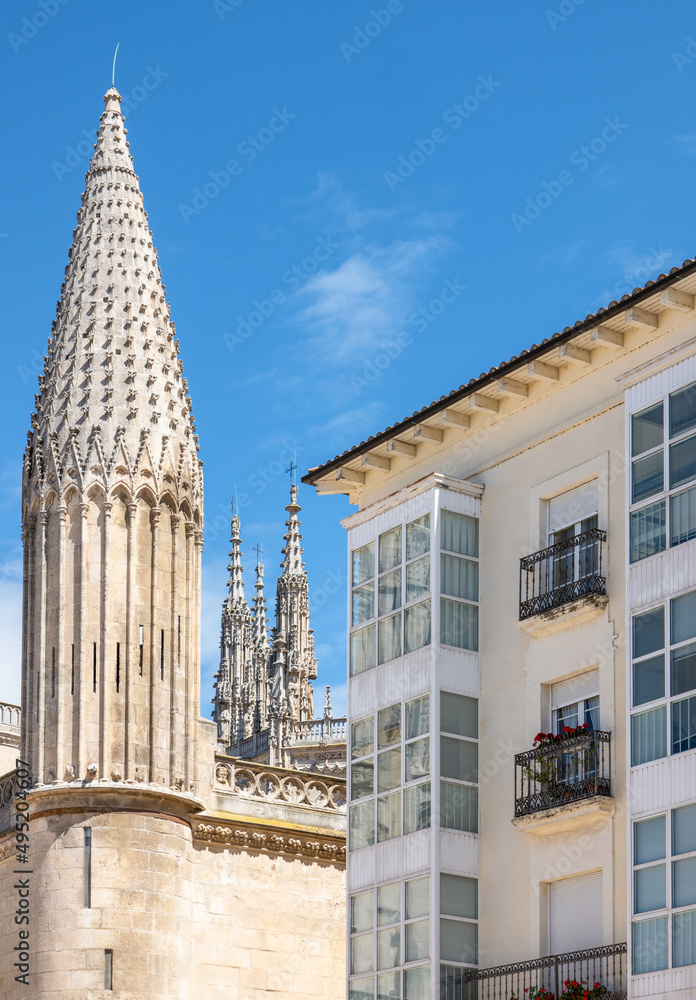 Naklejka premium Burgos an ancient city of art
