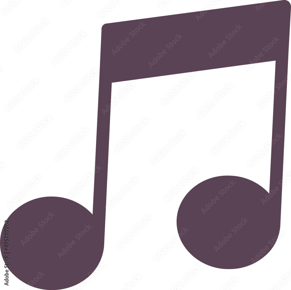 Musical Note Line Art Illustration Musical Note Line Art Illustration