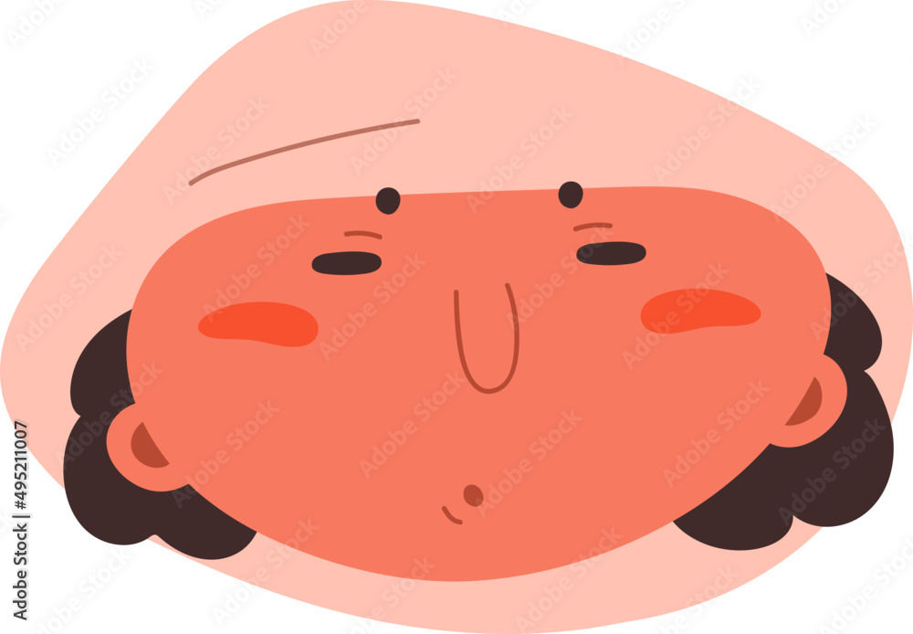 Abstract Character Face Icon Cartoon Illustration Abstract Character Face Icon Cartoon Illustration