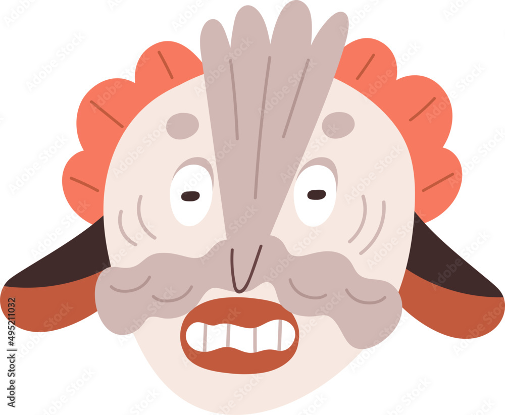 Bizarre Character Icon Cartoon Illustration Bizarre Character Icon Cartoon Illustration