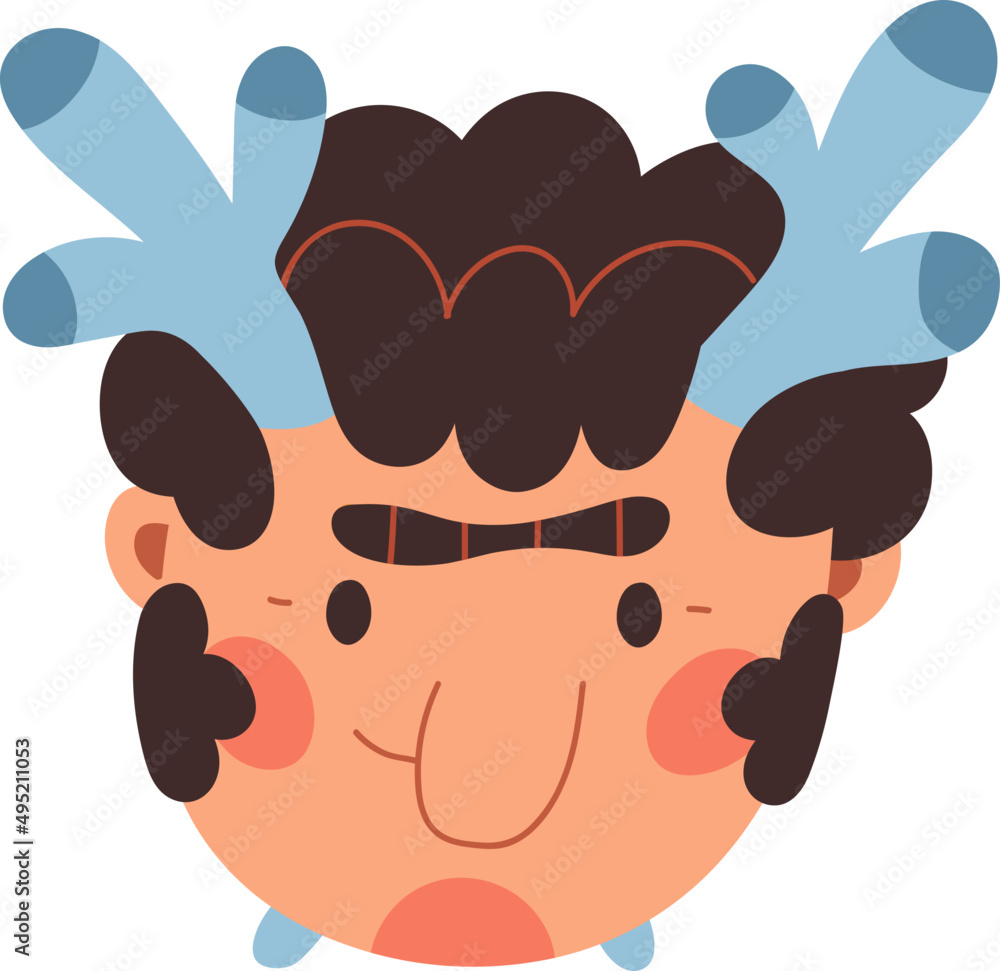 Abstract Bizarre Character Icon Cartoon Illustration Abstract Bizarre Character Icon Cartoon Illustration