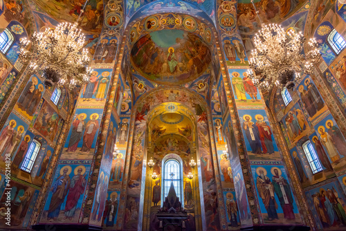 Photos Church of Savior on spilled blood interiors, Saint Petersburg, Russia
