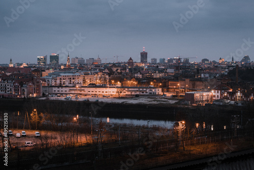 Obraz na płótnie Poznań, Poznan, Wielkopolska, panorama, street, architecture, ulica, architektura, podróże, polska, Poland, Europe, miasto, Polonia, tradycja, architektura, budynki, miasto, widok, street, art, stary w salonie