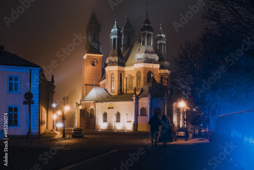 Obraz na płótnie Ostrów Tumski w salonie