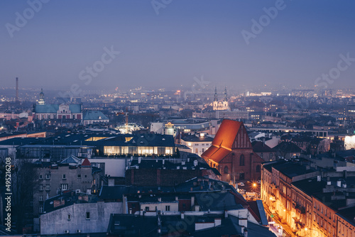 Obraz na płótnie Poznańskie ulice w salonie