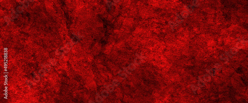 Abstract red background with texture grunge, old vintage paint spatter, black and red color design, blood dark wall texture background, halloween background scary.