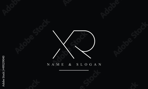 RX, XR, R, X abstract letters logo monogram