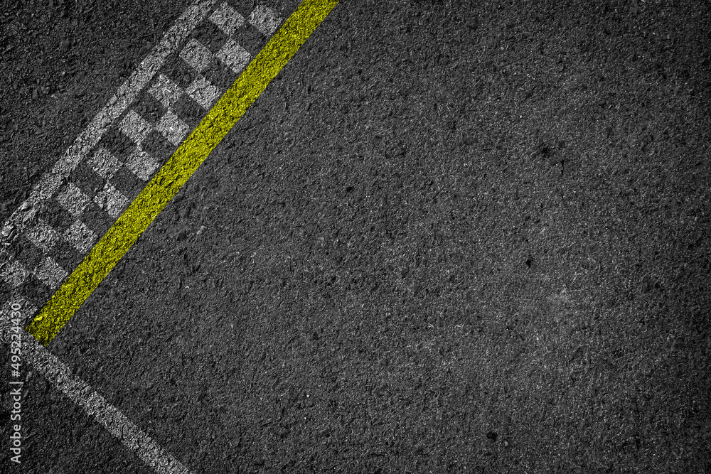 Fototapeta premium Finish line racing background