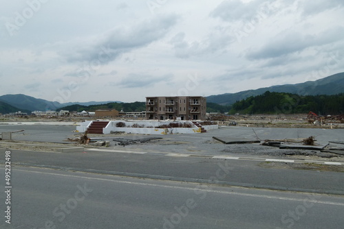 Fototapeta Naklejka Na Ścianę i Meble -  東日本大震災後
2011年5月21日
陸前高田市にて