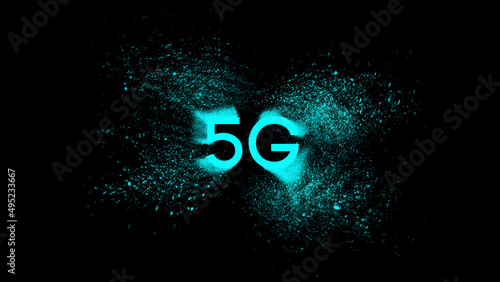 5g network technology background. Vector 5g data transfer concept. EPS 10