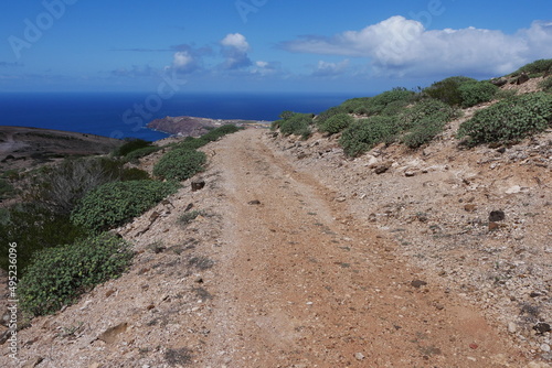 Landschaft auf Gran Canaria mit Weg