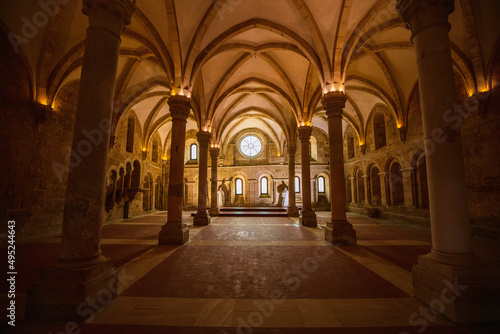 Alcobaca monastery interior photo