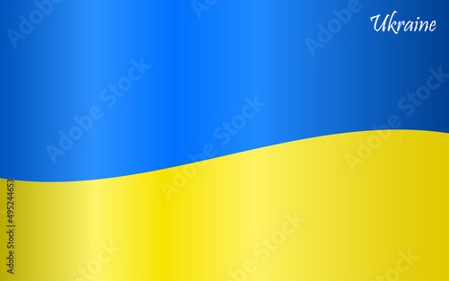 Ukraine flag background. Blue and yellow color. Save Ukraine. Concept of confrontation. Symbol of independence