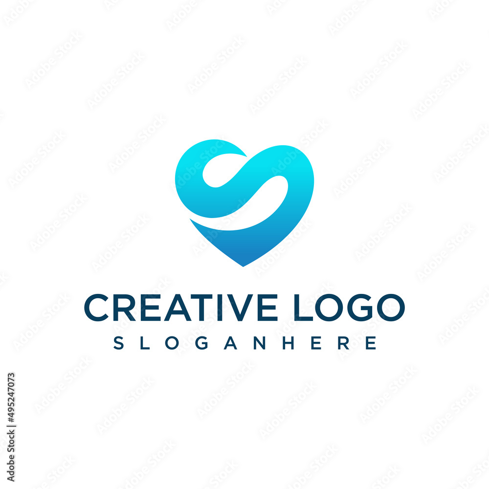 Letter S . logo design template vector graphics Letter S . logo design template vector graphics