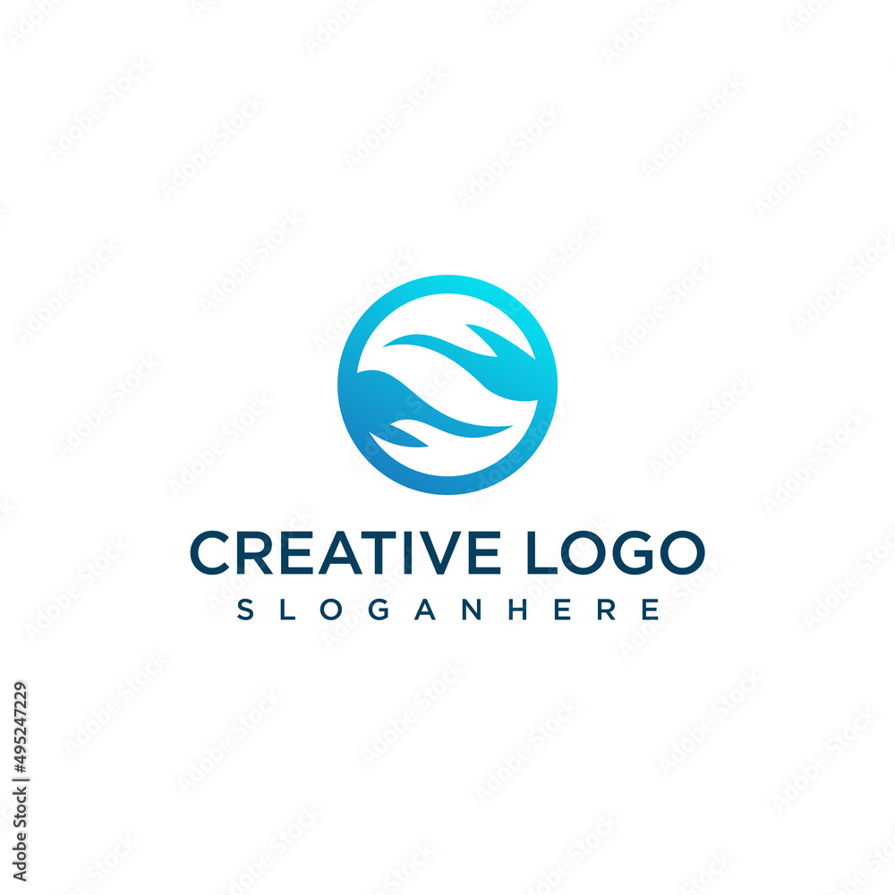 Letter S . logo design template vector graphics Letter S . logo design template vector graphics