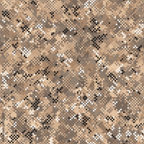 Texture military camouflage seamless pattern. Abstract army vector illustration