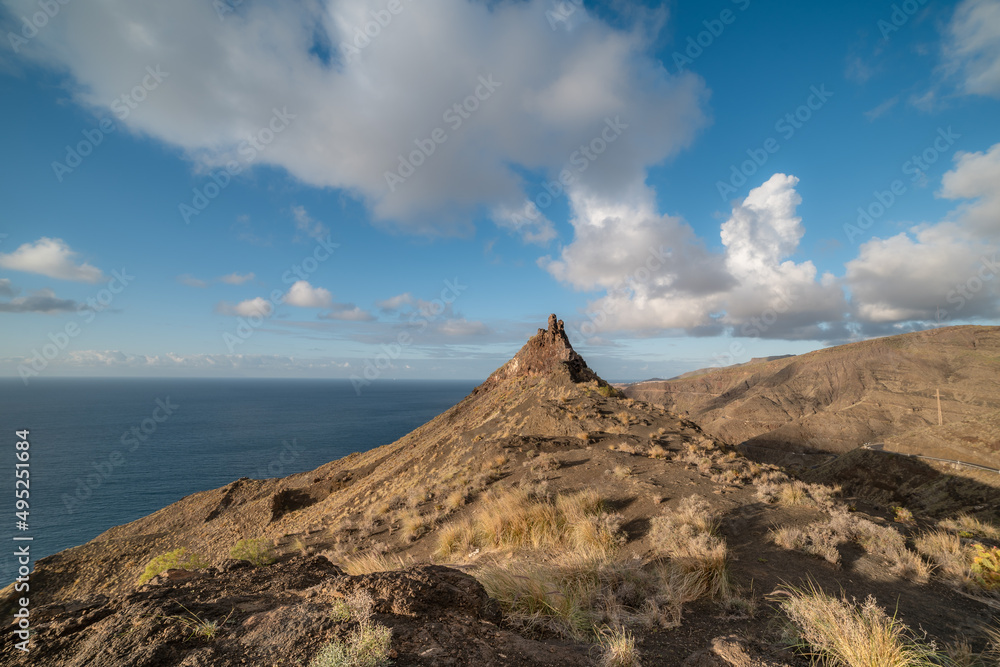 seascape. Agaete. West coast of  Gran Canaria. Canary Islands