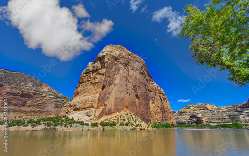Steamboat Rock in Dinosaur National Monument