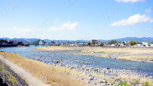 大分県日田市の河川敷 photo