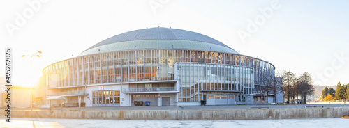 The Great Pavilion at the Exhibition Center. Brno Czech Republic.