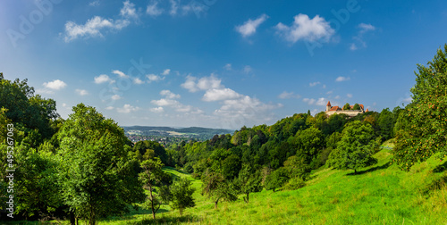 Blick auf die Veste Coburg in Oberfranken