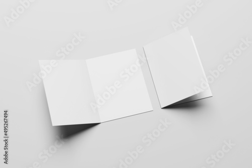 Fotografie Bifold brochure mockup