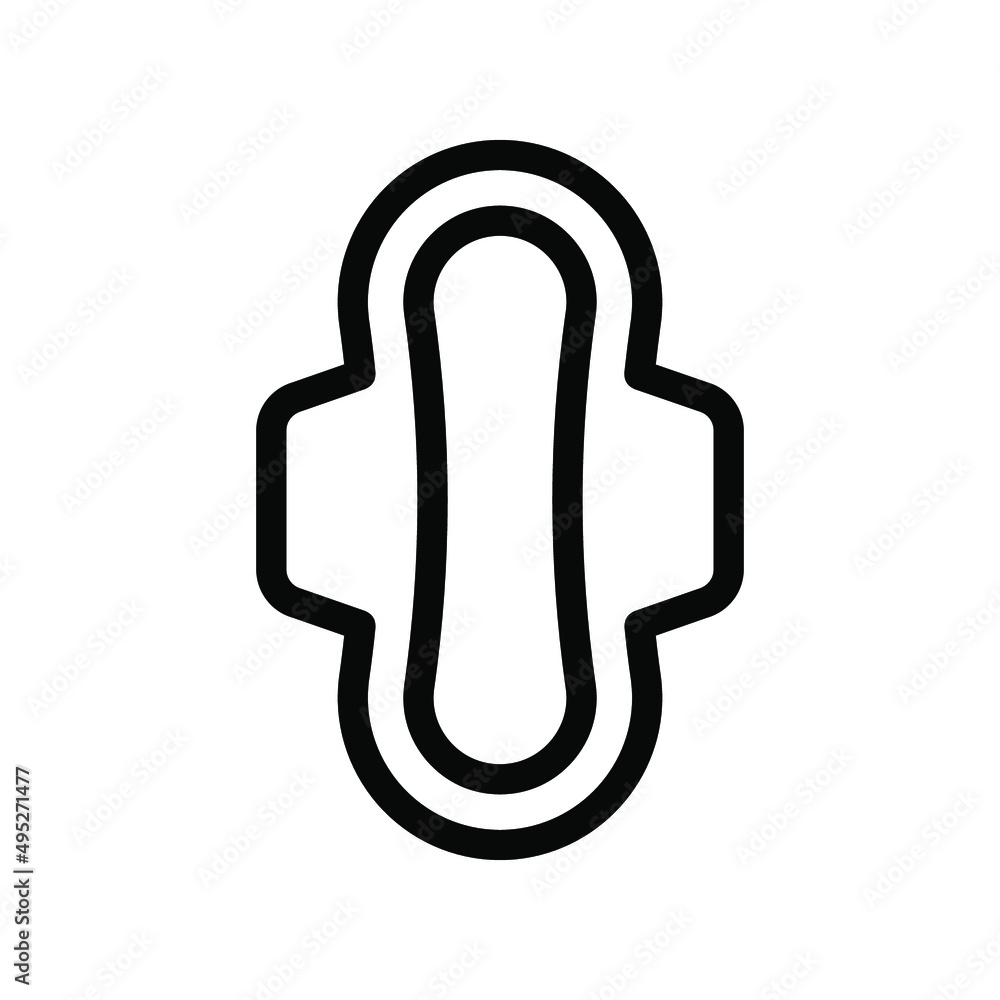 sanitary towel line icon illustration vector graphic sanitary towel line icon illustration vector graphic