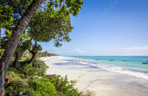 Amazing Diani beach seascape, Kenya photo